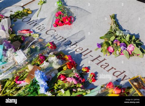 Individual memorial in tribute to the those who lost their lives at The