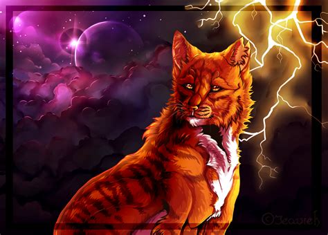 Warrior Cats Thunder Speedpaint By Necroven On Deviantart