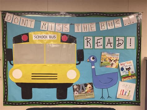 My Back To School Bulletin Board For My Library 📚🚌🐦🍎 School Library