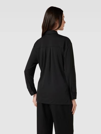 Lauren Ralph Lauren Bluse Mit Knotendetail Modell Garribia Black Online Kaufen