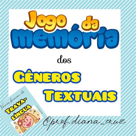 Jogo Da Mem Ria G Neros Textuais G Neros Textuais Atividades De