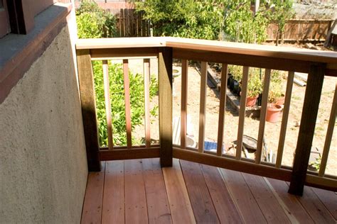 Standard deck railing height is between 36 and 42 inches, but be sure to check the code in your state before installing. Deck Railing Height Image : Mandem Inspiration Decor ...