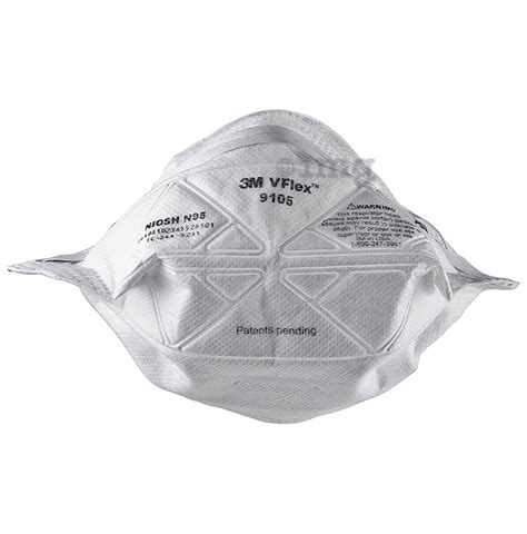 3m 9105 Vflex N95 Particulate Respirator Mask White Buy Packet Of 500