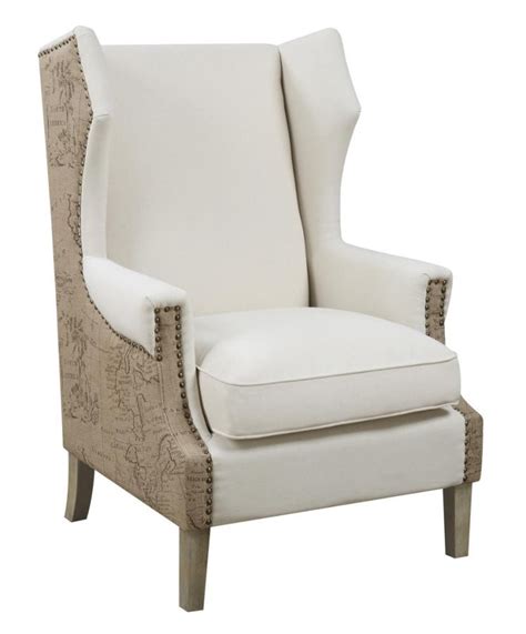 Hundreds of accent furniture brands ship free. ACCENTS : CHAIRS - Traditional Cream Accent Chair with ...