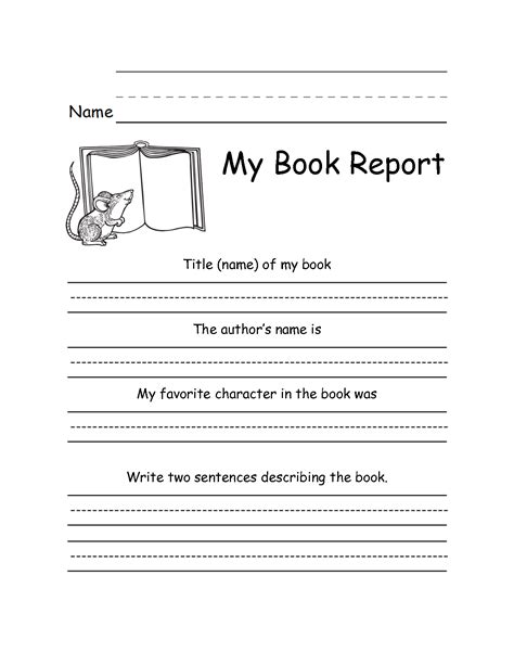 Book Report 4th Grade 1000 Ideas About Book Report Templates On