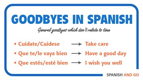 Dont Say Hasta La Vista 11 Ways To Say Goodbye In Spanish — Spanish