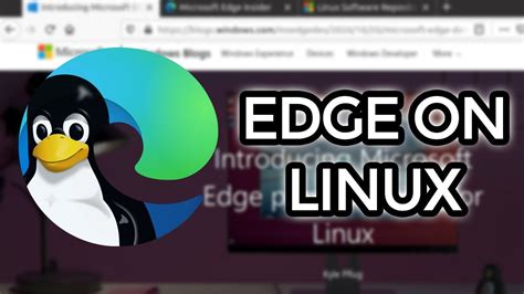 Microsoft Edge On Linux An Overview YouTube