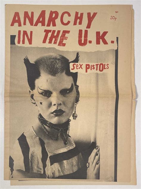 Lot 74 The Sex Pistols Original Anarchy Fanzine