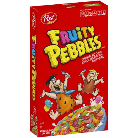 Post Fruity Pebbles Cereal 205 Oz Box