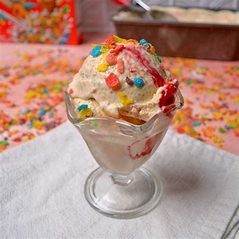 Fruity Pebbles Ice Cream Joy To The Food