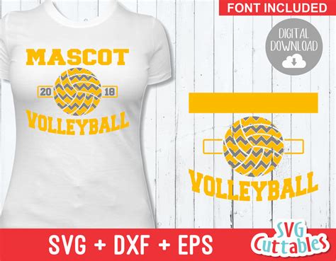 Volleyball Template 0011 Svgcuttablefiles