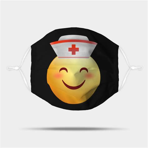 Nurse Emoji Face Shirt Nursing Nurse Emoji Face Mask Teepublic