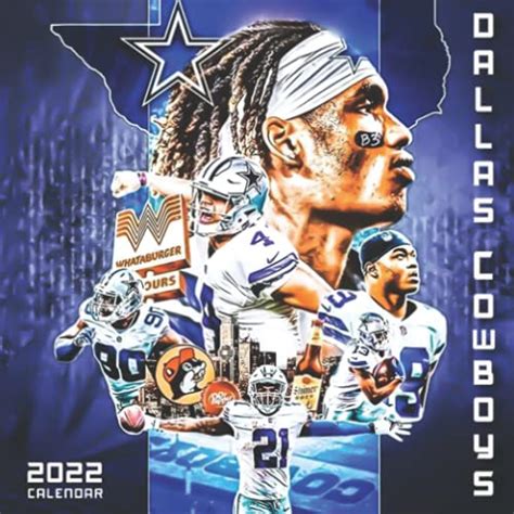 Dallas Cowboys 2022 Calendar Sport Calendar 2022 2023 18 Months