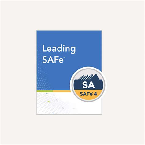 Leading Safe Certification Certified Safe® Agilist Sa Agile Space