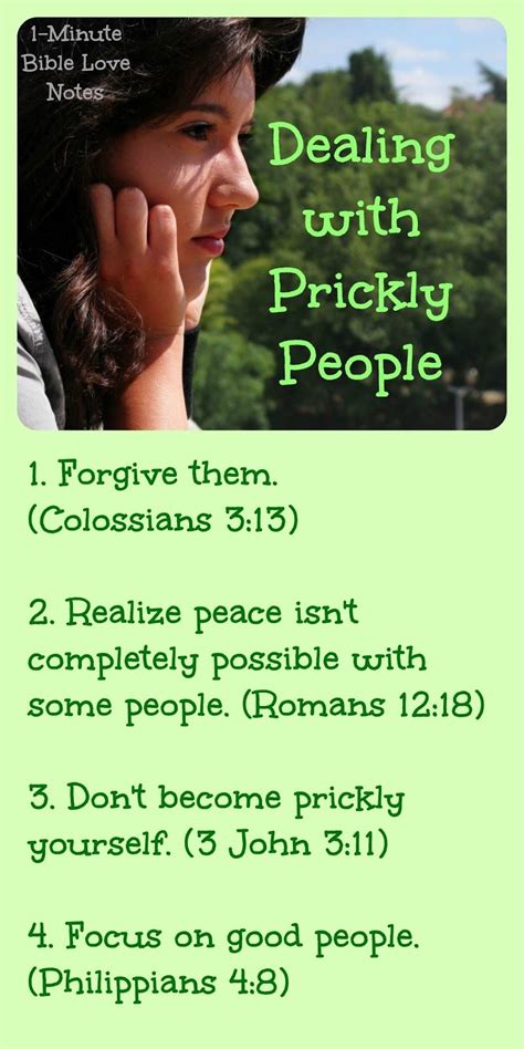 Prickly People Bible Love Bible Quotes