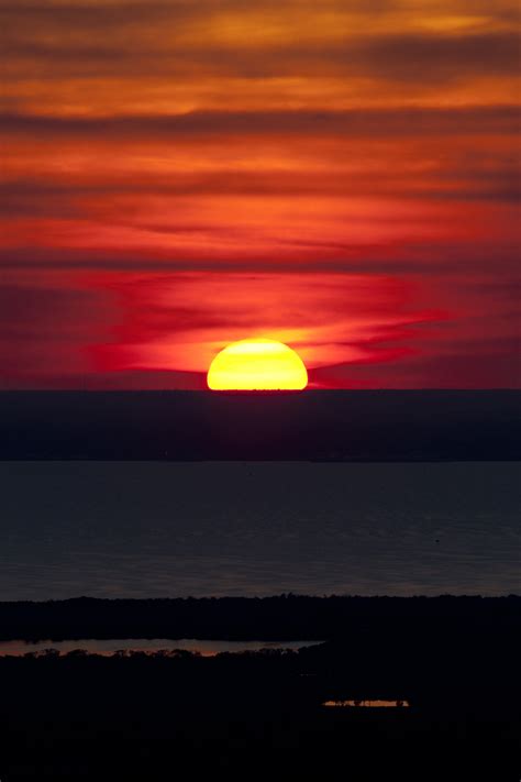 Vivid Sunset Climate Change Vital Signs Of The Planet