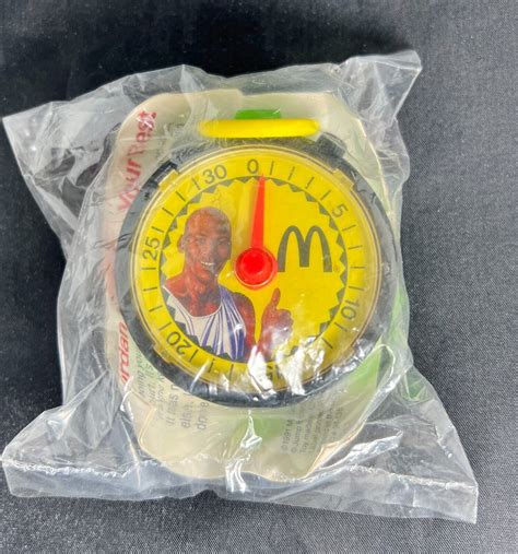 1991 Sealed Michael Jordan McDonald's Happy Meal Stopwatch Fitness Fun