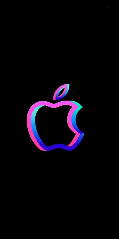1440x2880 Apple Logo Amoled Logo Amoled Iphone Hd Phone Wallpaper