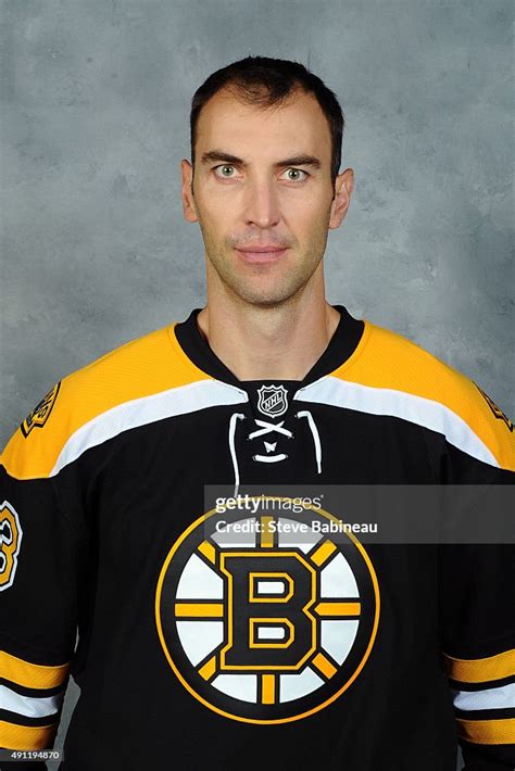 Zdeno Chara Of The Boston Bruins Poses For His Official Headshot For