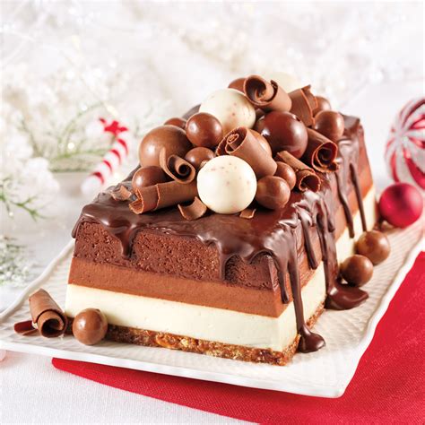 Buche De Noel Mousse Au Chocolat