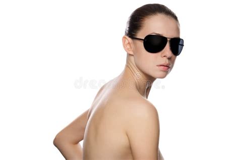 Portrait Of Glamour Woman In Sunglasses Stock Image Image Of Female