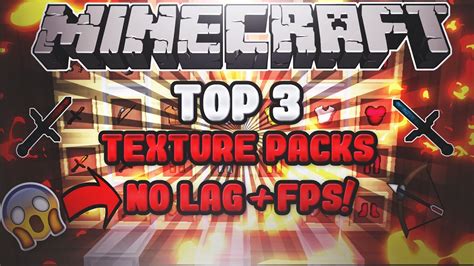 Top 3 Pvp And Uhc Minecraft Texture Packs No Lag Fps Boost