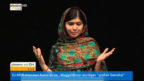 Key points malala yousafzai says western countries have a particular responsibility to protect afghans ms yousafzai was shot in the head by the pakistani taliban in 2012 for championing women's ms yousafzai, whose recovery from the pakistani taliban's assassination attempt made her a. Friedensnobelpreis: Malala Yousafzai über die hohe ...