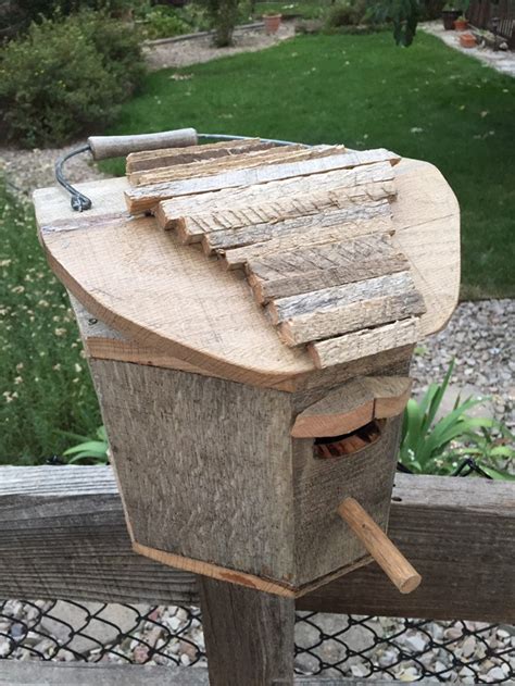 Oak Octagon Handcrafted Birdhouse Etsy