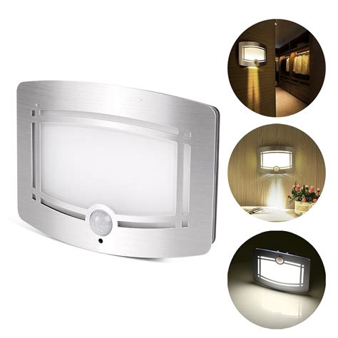 This mirror takes up little space, is easy to move and has integrated lighting. Details about LED Wall Light Battery Operated Powered ...