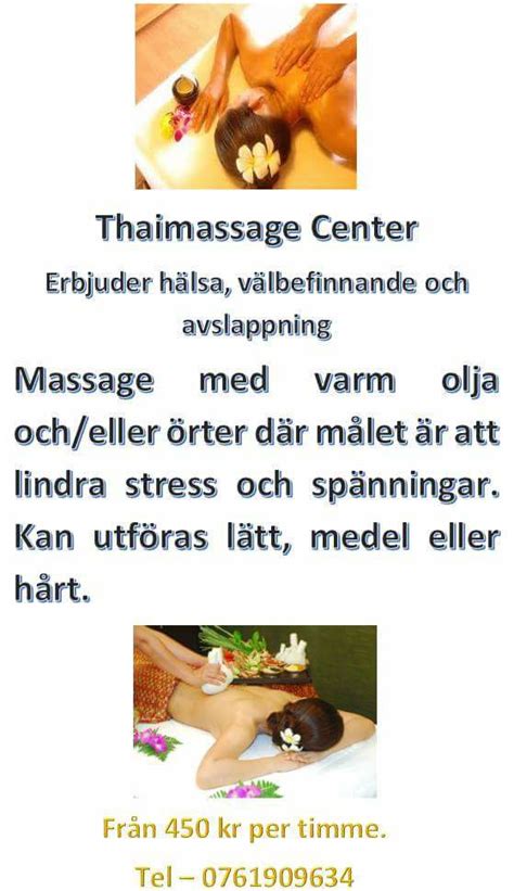 Thai Massage Center Växjö Växjö