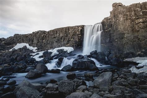 Oxararfoss Waterfall Iceland Landscape Photography Travel Photography