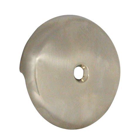 Aqua plumb chrome bathtub tub drain over flow trip lever plate &screws. DANCO Tub Drain Overflow Plate in Brushed Nickel-89235 ...