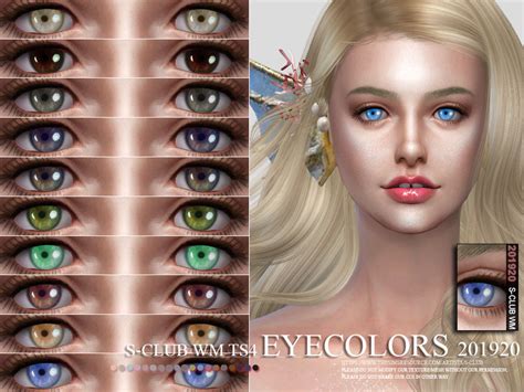 The Sims Resource S Club Wm Ts4 Eyecolors 201920