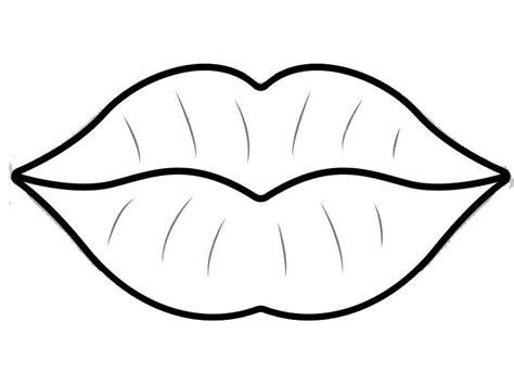 Dibujos De Labios Para Imprimir Como Dibujar Labioslips