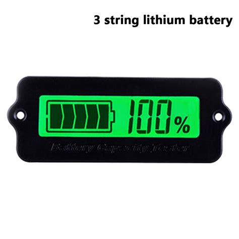 V V V V Lcd Car Acid Lead Lithium Battery Capacity Indicator Digital Voltmeter Voltage