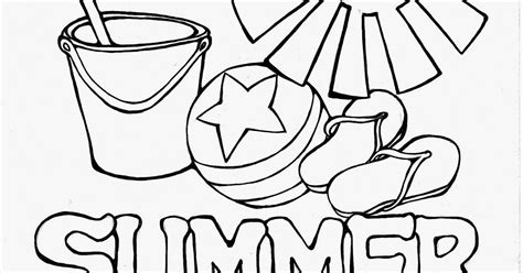 Hudtopics Summer Coloring Pages For Kids