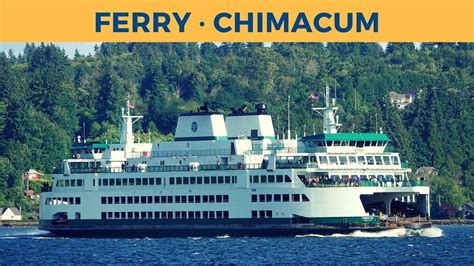 Passage On Ferry Chimacum Bremerton Seattle Washington State