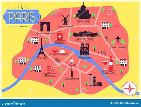 Map Of Paris France Map Of The World