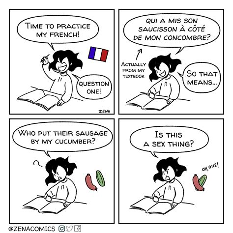 Learning French : r/comics