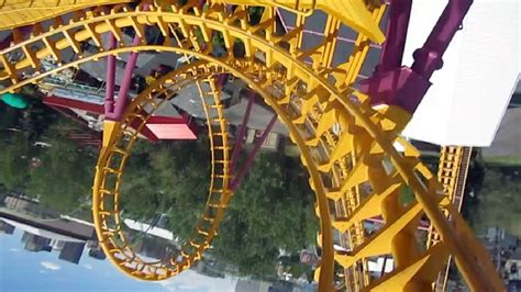 Boomerang Front Seat On Ride Hd Pov Elitch Gardens Youtube