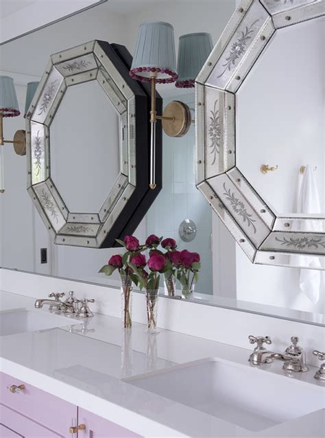 Octagon Bathroom Mirror Rispa
