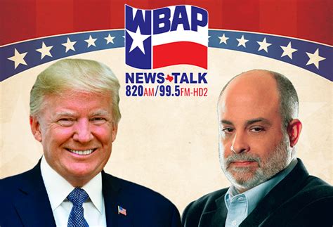 Former President Trump Appears On Mark Levin Show News Talk Wbap Am