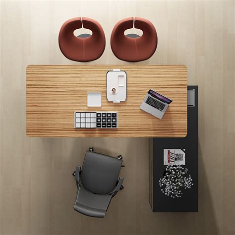 Are you searching for furniture plan png images or vector? Unique Furniture 400 Collection White Desk 482 with Left ...