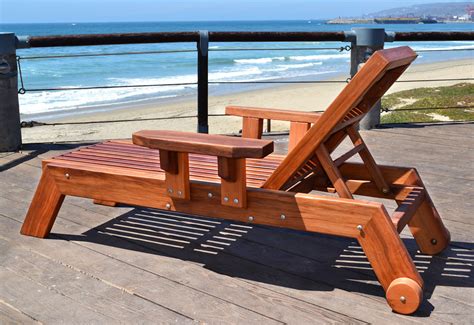 This teak wood deck chair is designed in lounge format, thus allowing you to relax in any posture. Solid Wooden Deck Lounger, Outdoor Wood Lounger