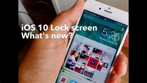 Ios 10 Lock Screen Whats New Youtube