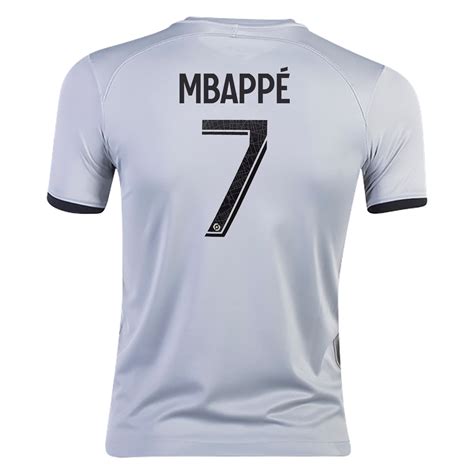 Mbappé 7 Paris Saint Germain Psg 2223 Away Jersey Sidejersey