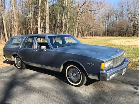 Blue 80 Chevy Caprice Classic Wagon For Sale