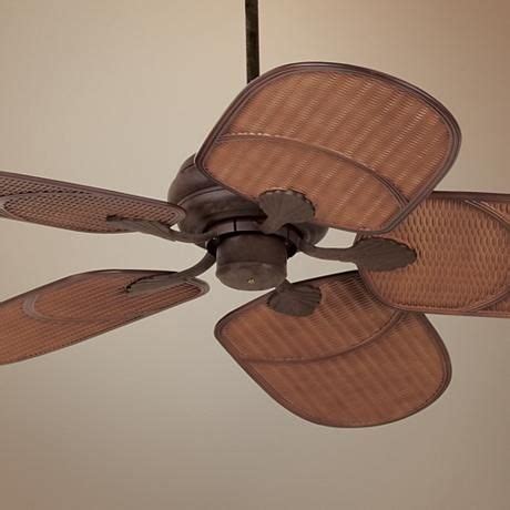 Brands we carry that offer these hawaiian themed ceiling fans include fanimation, minka aire, casablanca, and vaxcel, but our brand of choice for these tropical styles is gulf coast because of their quality and expansive. 52" Casa Vieja Rattan Outdoor Ceiling Fan - #9T625 | Lamps ...