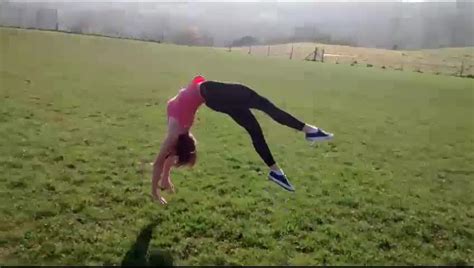 Girl Shows Off Awesome Gymnastics Combination Jukin Licensing