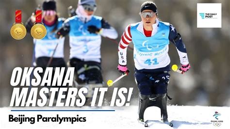 Ukrainian Born Oksana Masters Wins First Us Gold Of Beijing Paralympics Youtube
